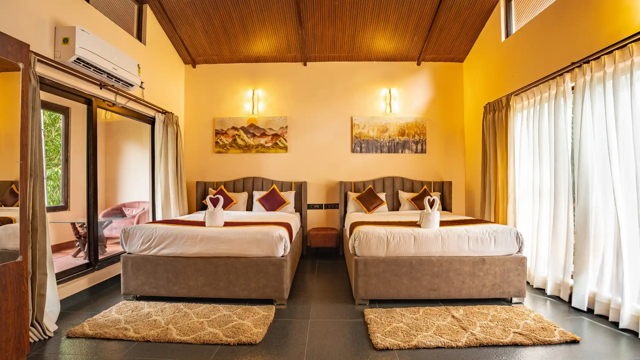 Premium Resort Restaurant and Dining Area in Sakleshpur